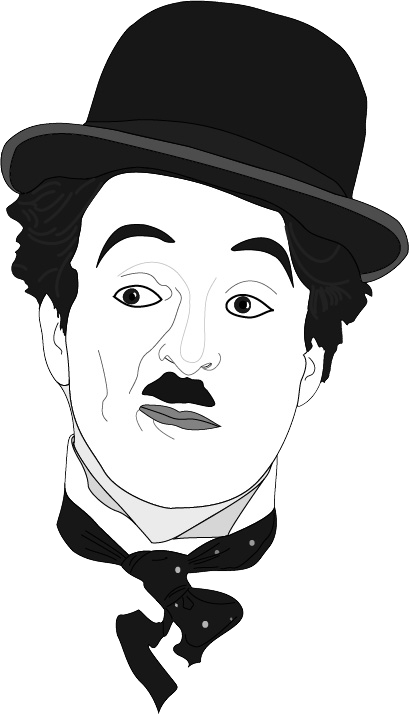 Charlie Chaplin Png Clipart - Charlie Chaplin Pop Art (409x714), Png Download