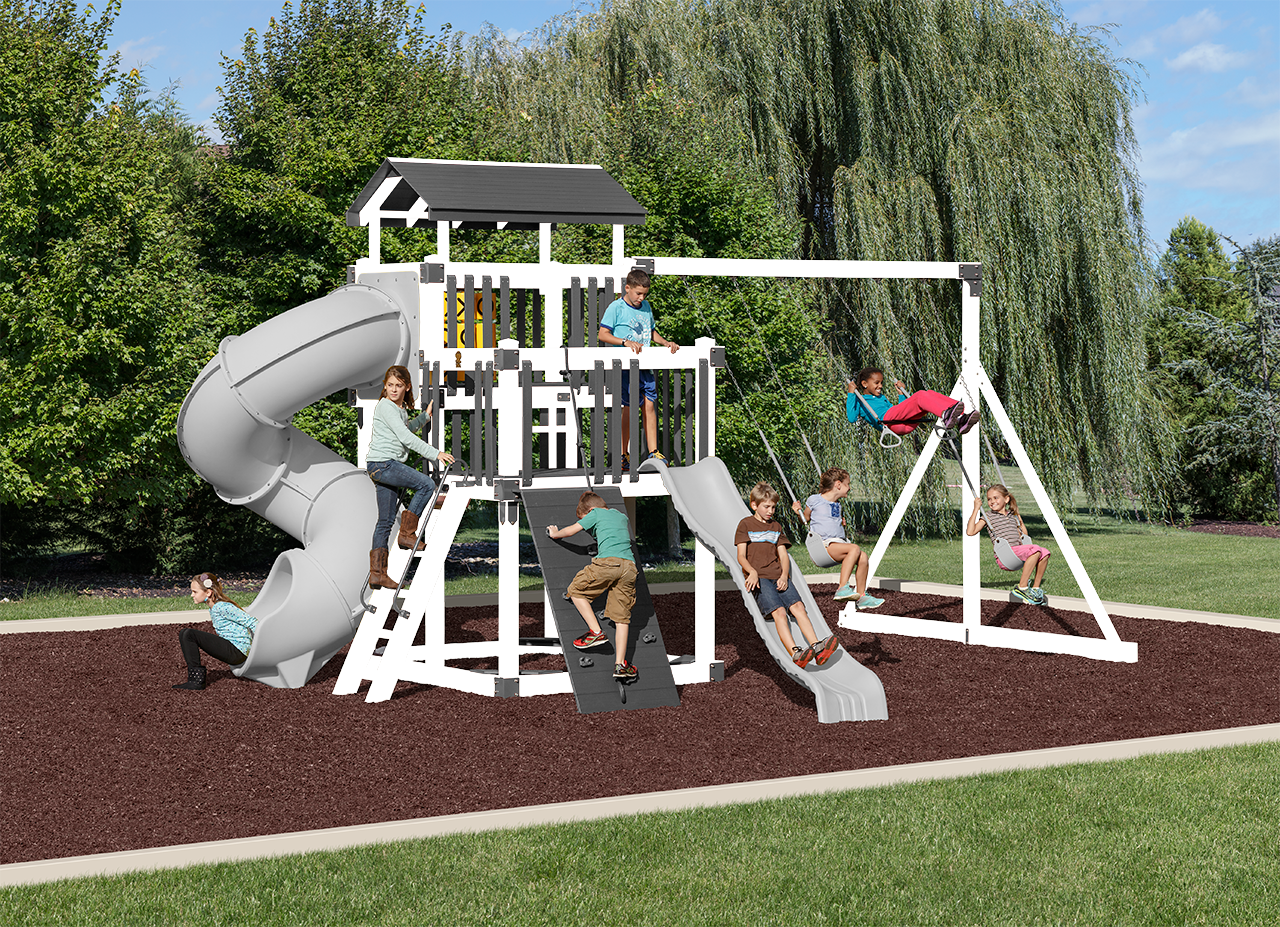 Vinyl Frameaccent - Swing Set Colors (1280x927), Png Download