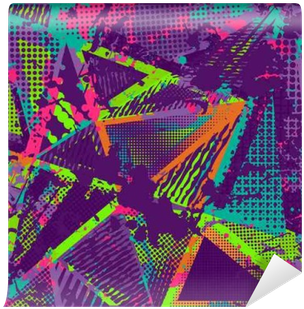 Scuffed Drop Sprays, Triangles, Dots, Neon Spray Paint, - Aerosol Paint (400x400), Png Download