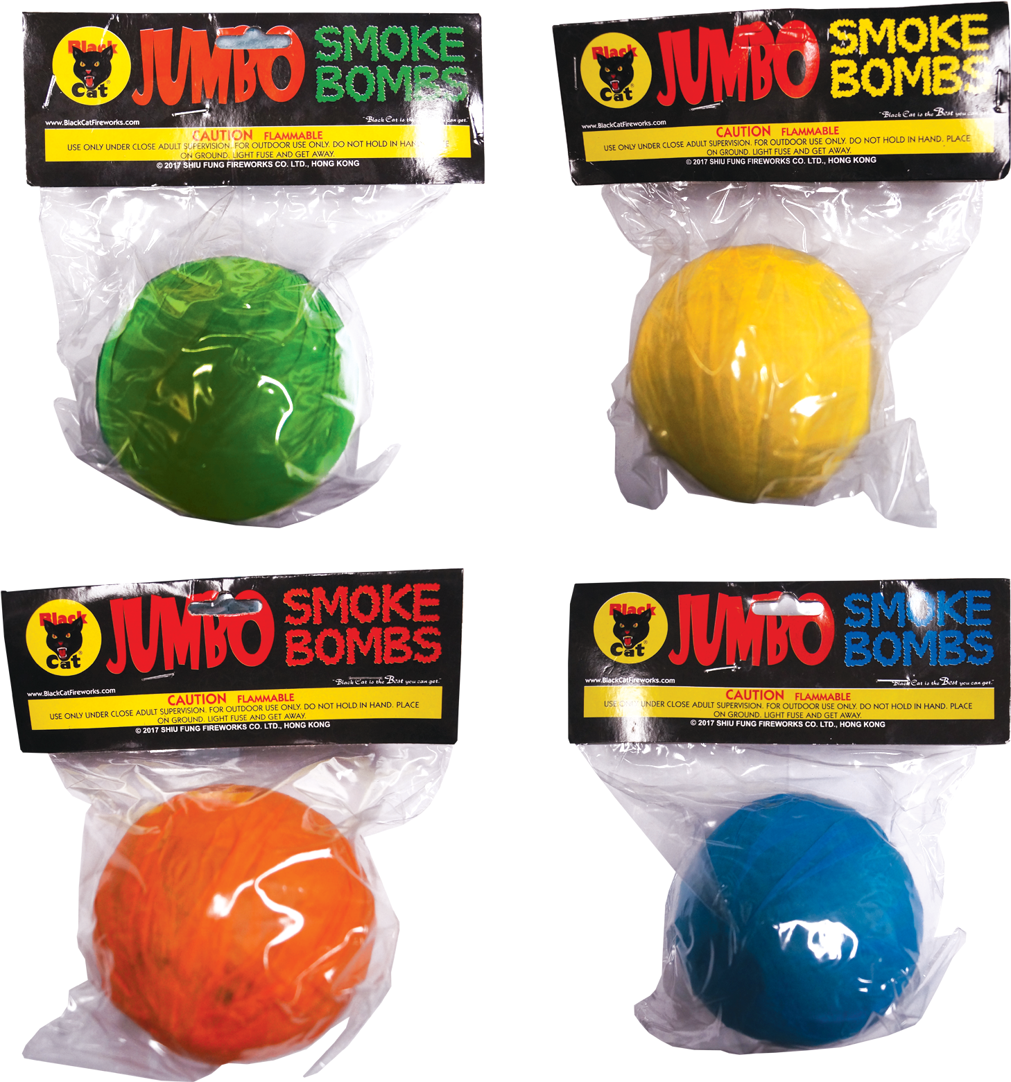 Jumbo Smoke Bombs - Black Cat Fireworks Smoke (1800x1800), Png Download