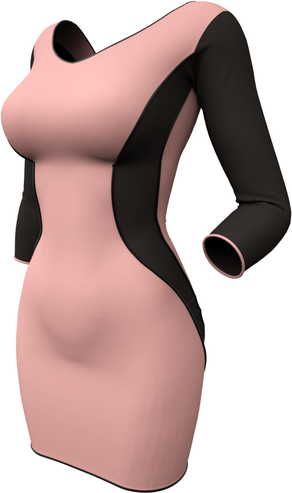Wilda Dress Marvelous Designer 3d Garment File Templates - Design (1000x1000), Png Download