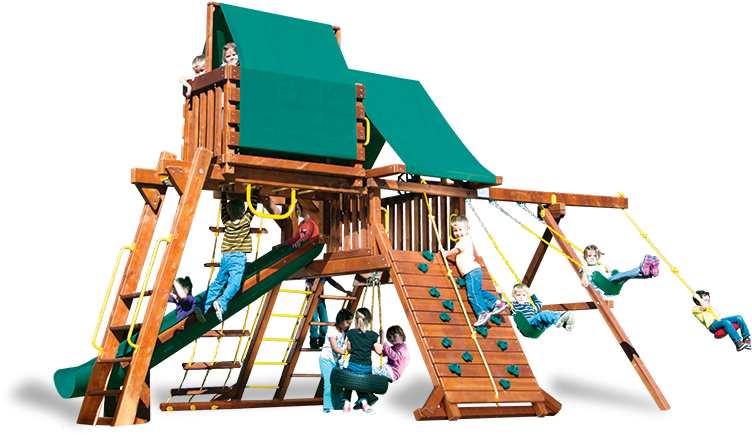 Carnival Castle Pkg Iv 33a Swingset - Jpeg (892x447), Png Download