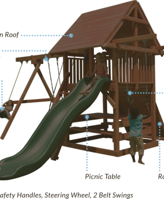 Opening Star Swing Set - Swing (335x406), Png Download