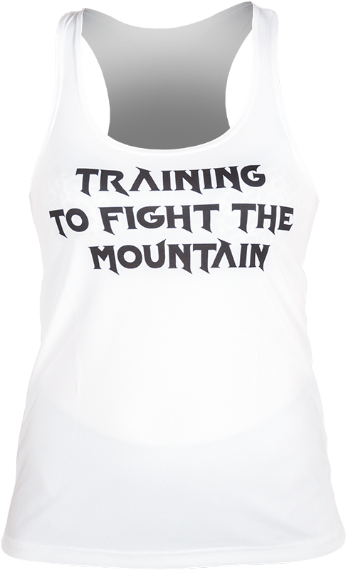 Ladys Tank Top White - Active Tank (533x800), Png Download