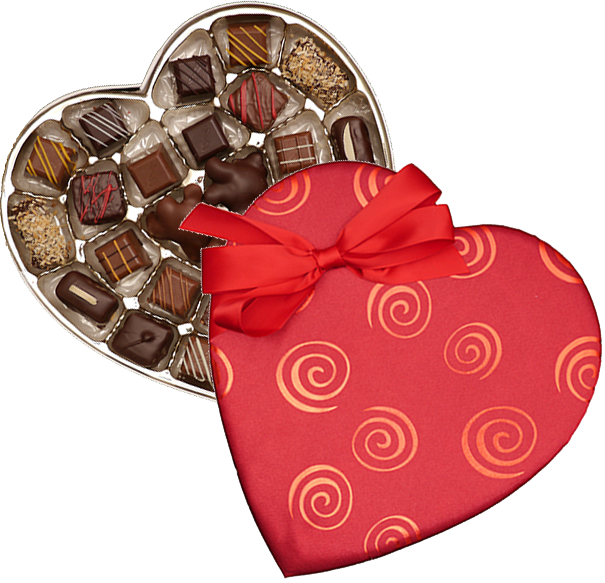 Red Heart With Swirls - Heart (605x583), Png Download