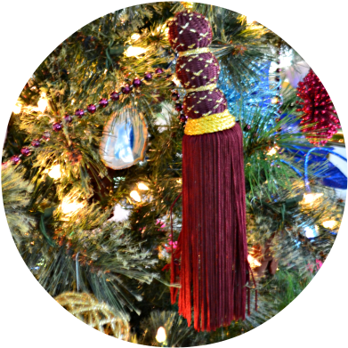 Vintage Swirl Ornament, Circle3 - Christmas Ornament (400x399), Png Download