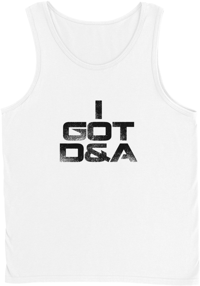 I Got D&a White Tank Top - Active Tank (1000x1000), Png Download