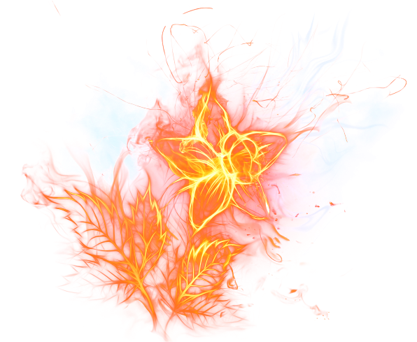 Огонь Png, Огненный Цветок, Пламя, Дым, Png Fire, Fire - Transparent Fire Flower (600x500), Png Download