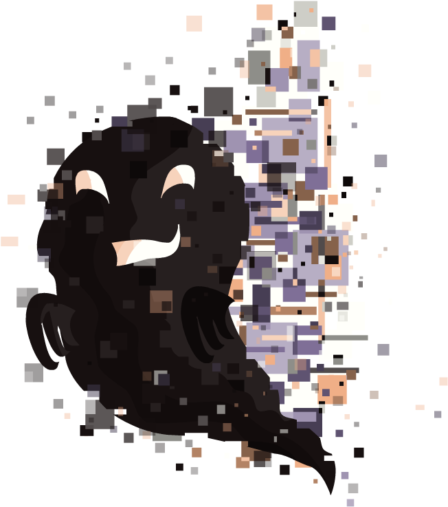 Ghost And M' , - Pokemon Missingno Ghost Png (750x750), Png Download