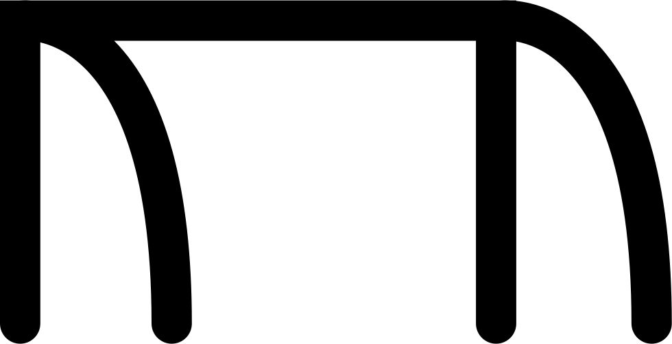 Football Goal Outline (980x502), Png Download