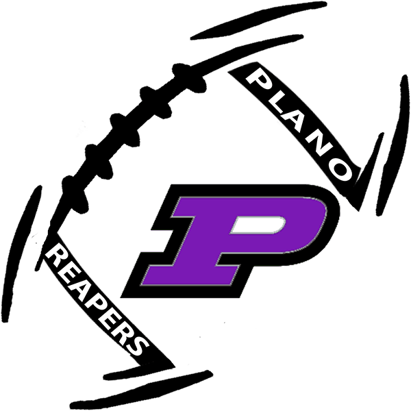 Football With Plano Reapers In It With Plano P Blavk - Plano Reaper Football Boy T Shirt (600x600), Png Download