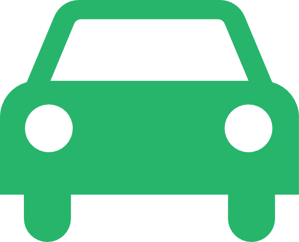 How To Set Use Green Car Outline Svg Vector - Car Vector Image Green (600x485), Png Download