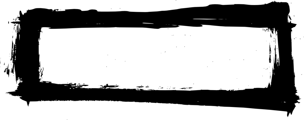 8 Grunge Rectangle Frame Banner - Rectangle Frame Png (1024x406), Png Download