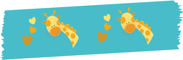 Image Library Stock Free Cute Digital Washi By Bernadine - Cartoon (682x541), Png Download