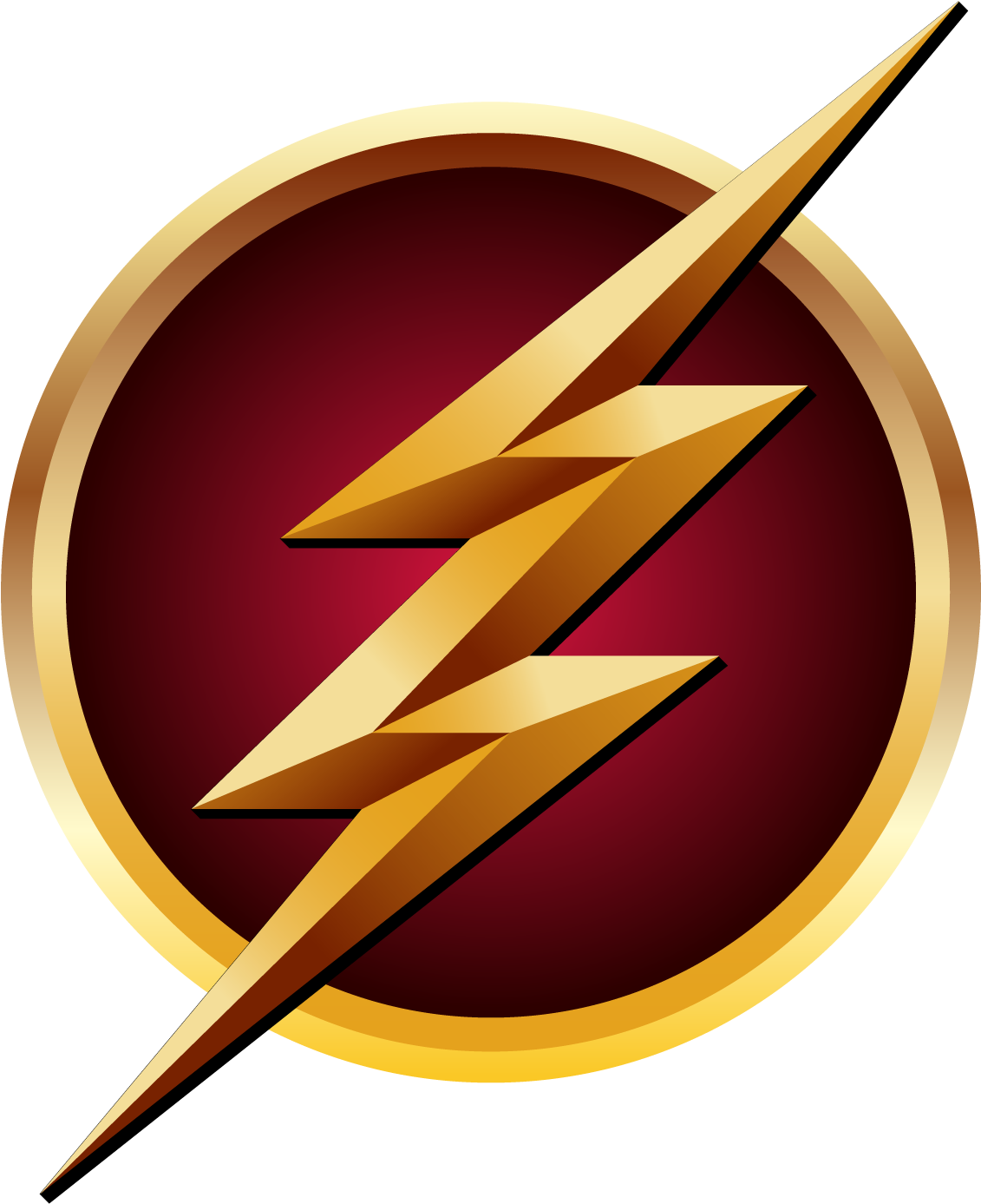 The Flash Png Images - Flash Logo (1284x1488), Png Download