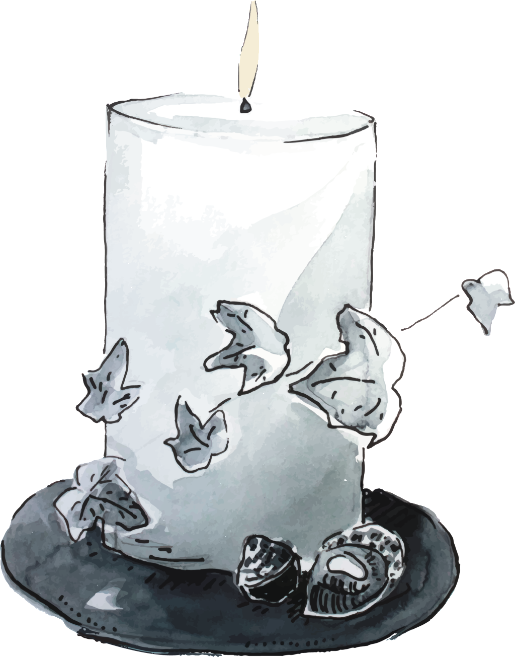 Candle (1024x1305), Png Download