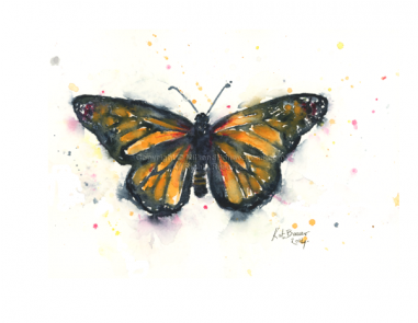 Monarch Butterfly (380x380), Png Download