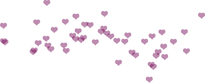 Just Click To Bring To Full Size Then Right Click To - Bokeh Heart Png (683x278), Png Download