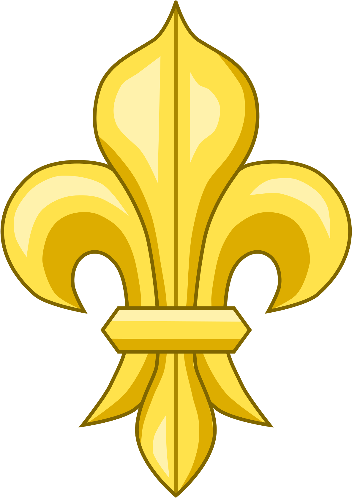 Fleur De Lis - Giglio Fiorentino (1200x1712), Png Download