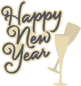 Free Svg File - Happy New Year Svg Free (340x362), Png Download