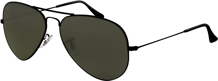 Aviator Sunglasses Png - Rayban 3025 002 58 (760x430), Png Download
