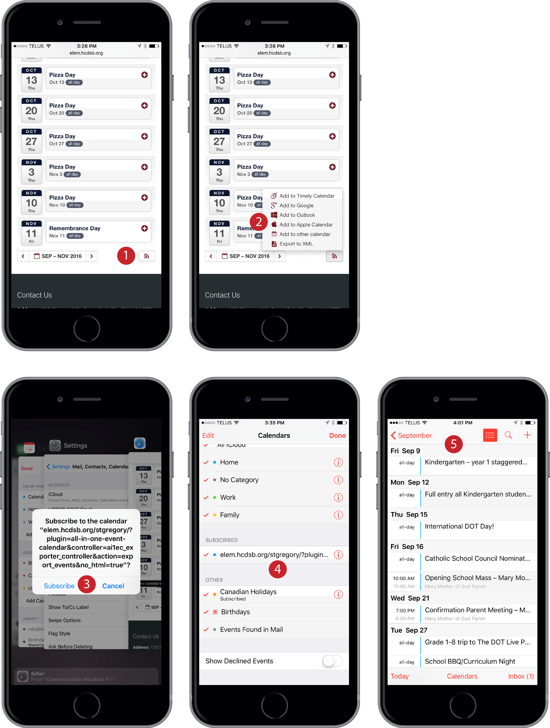 Subscribe To School Calendar - Iphone (1803x2387), Png Download