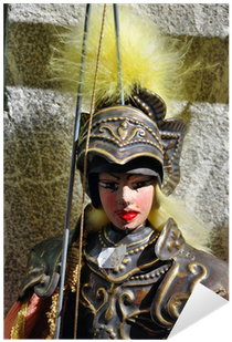 Primo Piano Di Un Pupo Siciliano In Vendita Sticker - Apartment (400x400), Png Download