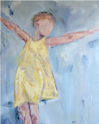 Abstract, Figure, Landscape Paintings By Mary Valente - Landscape Painting (400x400), Png Download