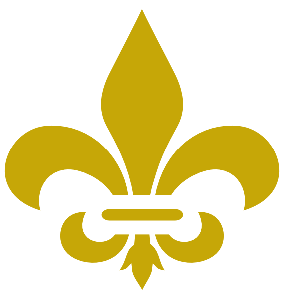Download Fleur De Lis Gold Full Size Png Image Pngkit
