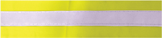 Barron Budget Poly Cotton Conti With Reflective Tape - Orange (700x700), Png Download