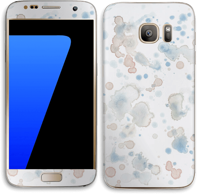 Lovely Watercolor Splash Skin For Your Laptop - Samsung Galaxy S7 (800x795), Png Download