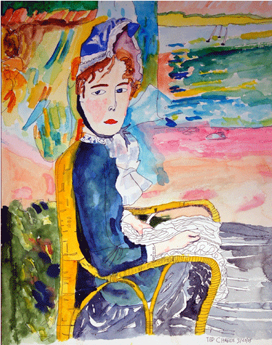 Watercolor People - Watercolor Painting (700x500), Png Download