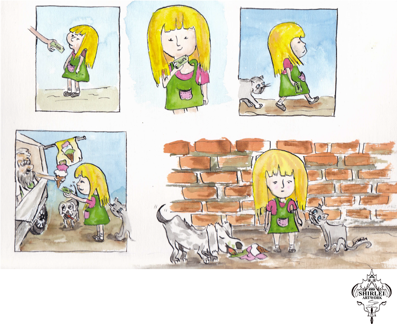 Comic Strip Illustration Story Telling - Illustration (800x800), Png Download