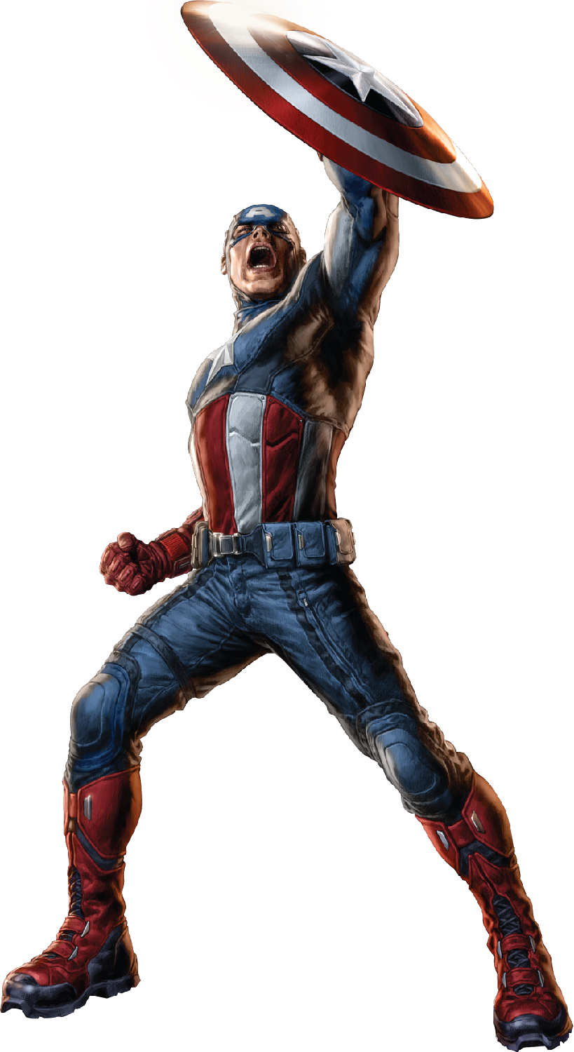 Marvel Captain America, Chris Evans Captain America, - Capitan America 1 Png (819x1500), Png Download