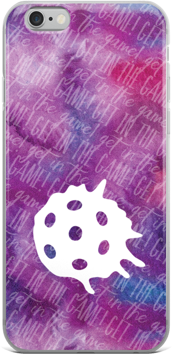 Splash Watercolor Pickleball Iphone 6 / 6s Case - Mobile Phone (1000x1000), Png Download