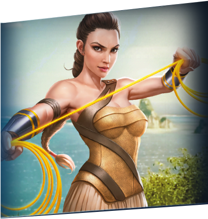 Amazon Wonder Woman - Amazon Wonder Woman Injustice 2 Mobile (410x451), Png Download