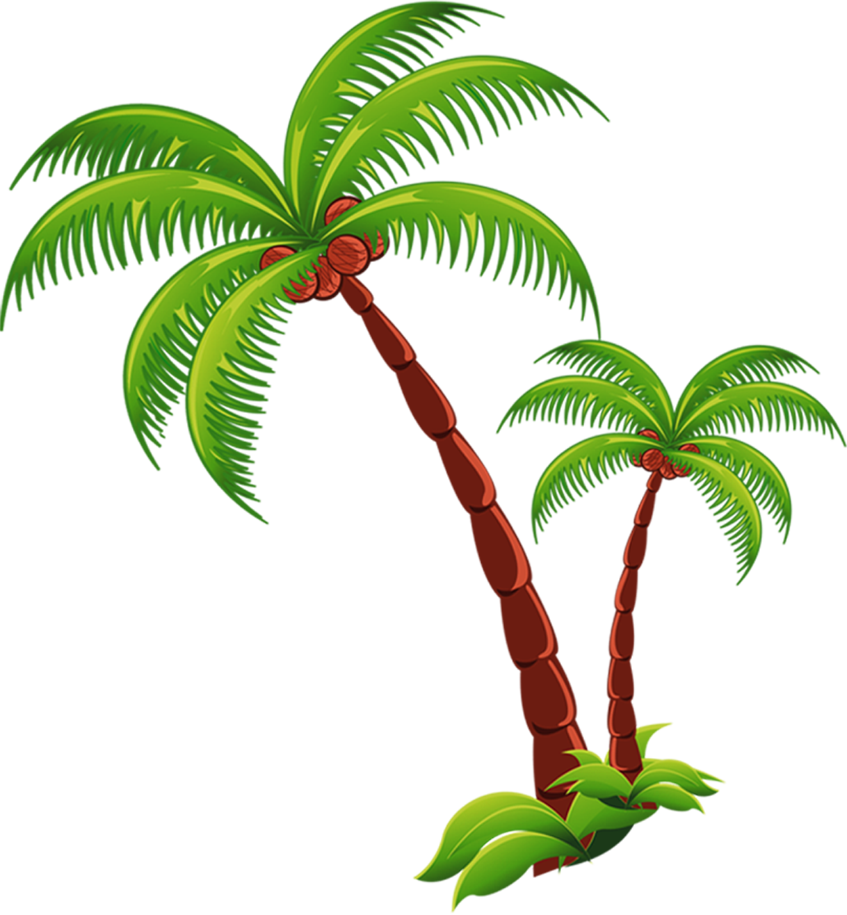 Png Palm Tree - Island Clip Art Png (1218x1316), Png Download