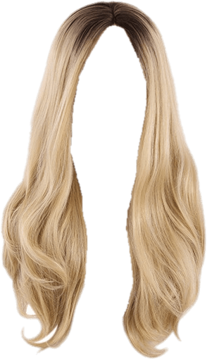 Clothes - Wigs - Balayage Blonde Lace Front Wig Synthetic (400x550), Png Download