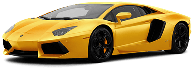 Yellow Lamborghini No Background (400x400), Png Download