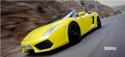 Lg 32 Inch 32" Led Game Tv 32lf581d - Lamborghini Gallardo Spyder (500x510), Png Download