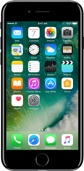 Electronics - Iphones - Iphone 6s Space Grey Front (550x620), Png Download