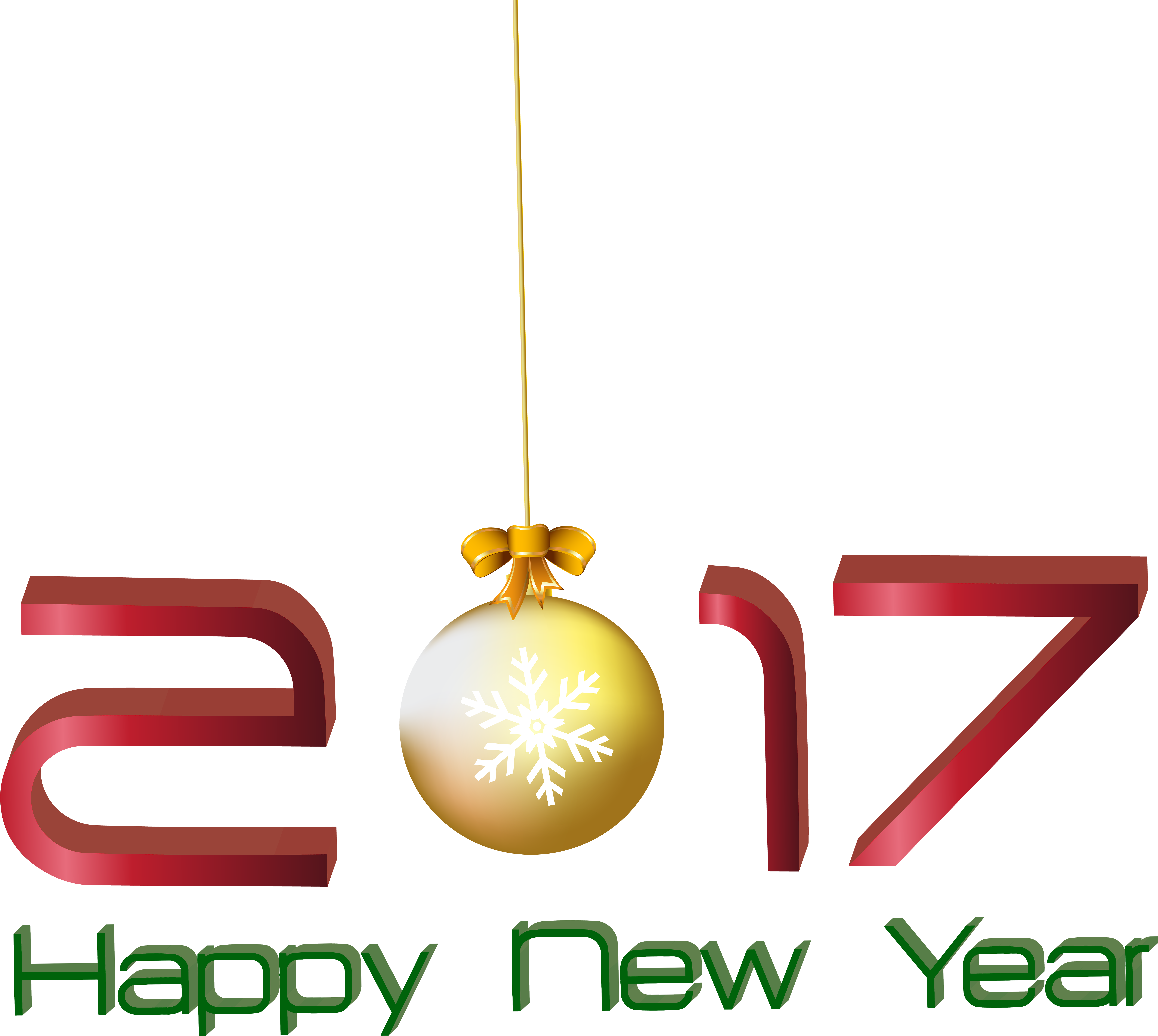 2017 Happy New Year Transparent Png Clip Art Image (600x536), Png Download