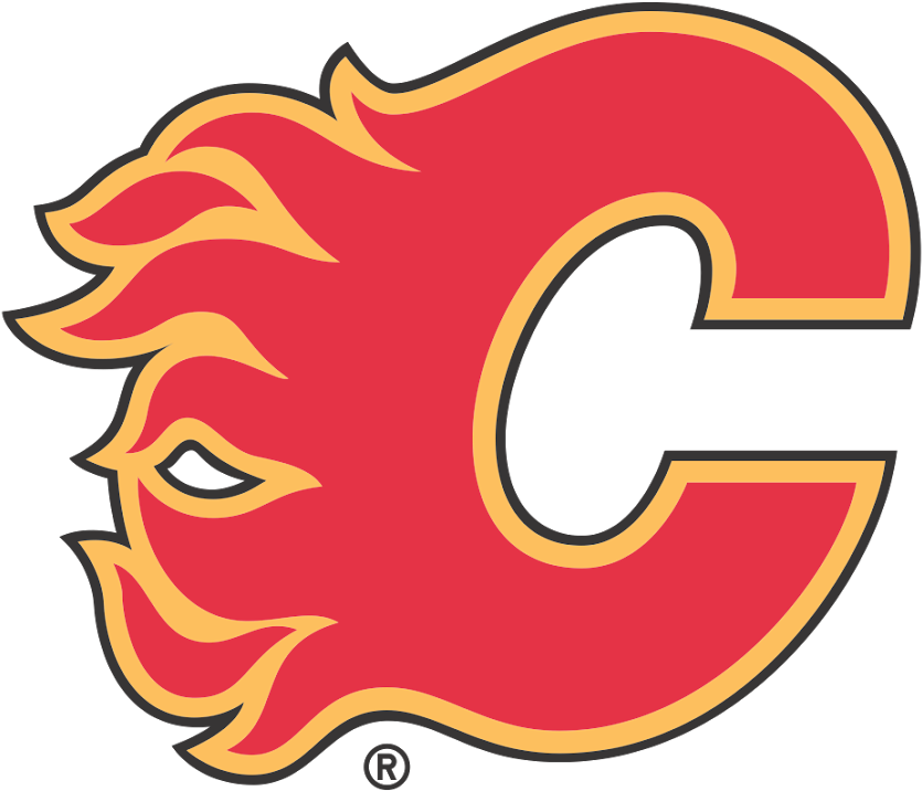 Calgary Flames - Calgary Flames Logo (1201x1024), Png Download