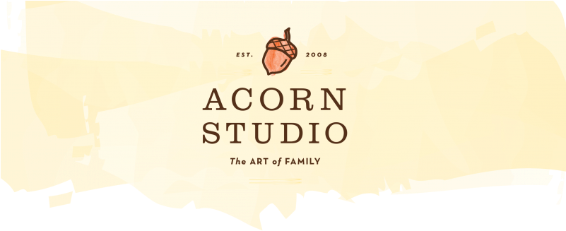 Cropped Acorn Watercolor Header 02 - Poster (800x340), Png Download