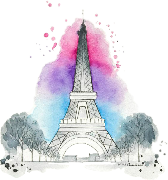 Eiffel Tower (565x605), Png Download