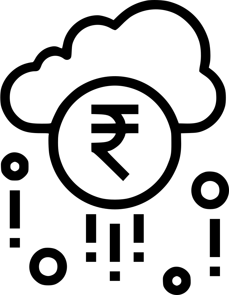 Cloud Earning Fortune Money Raining Success Wealth - Inishmore (761x980), Png Download