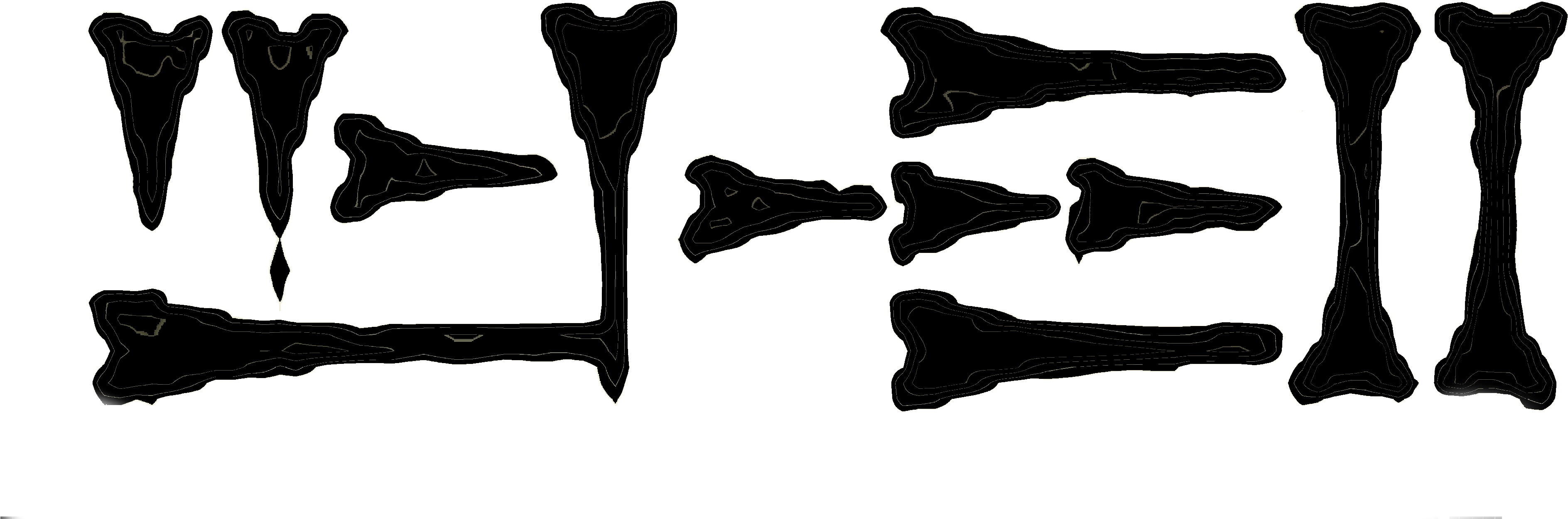 Eb9 China Cuneiform Lion - Sumer (4000x1577), Png Download