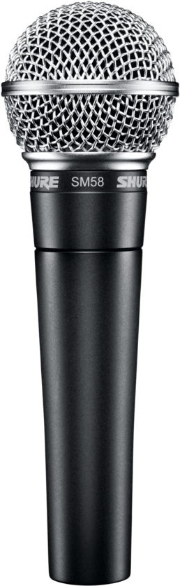 Sm58 Shure Microphone - Transparent Background Microphone Clipart (400x400), Png Download