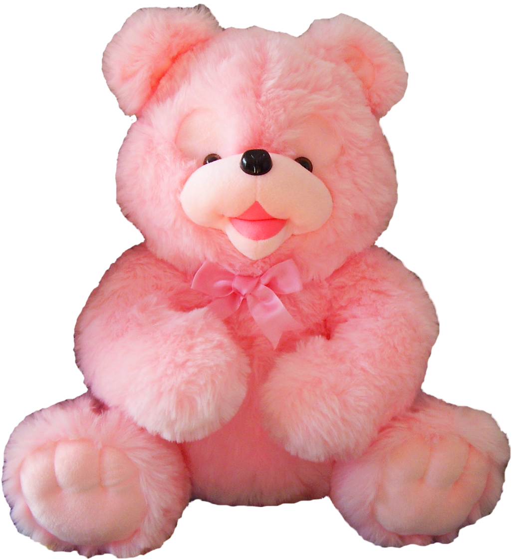Teddy Bear Png Transparent Image - Teddy Bear Pink .png (500x513), Png Download