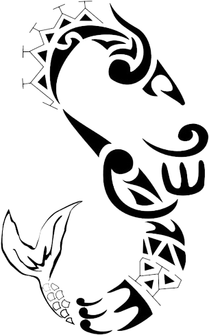 Fish Tattoos Png Transparent Images - Peces Koi Png Tribal (650x500), Png Download